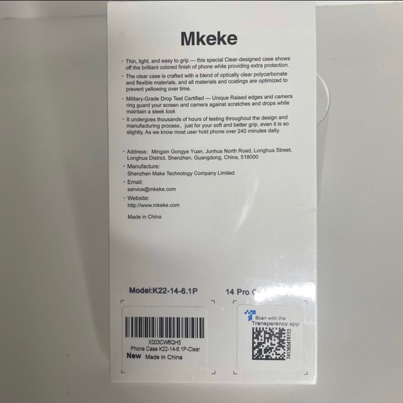 Clear iPhone 14 pro case - Picture 2 of 5